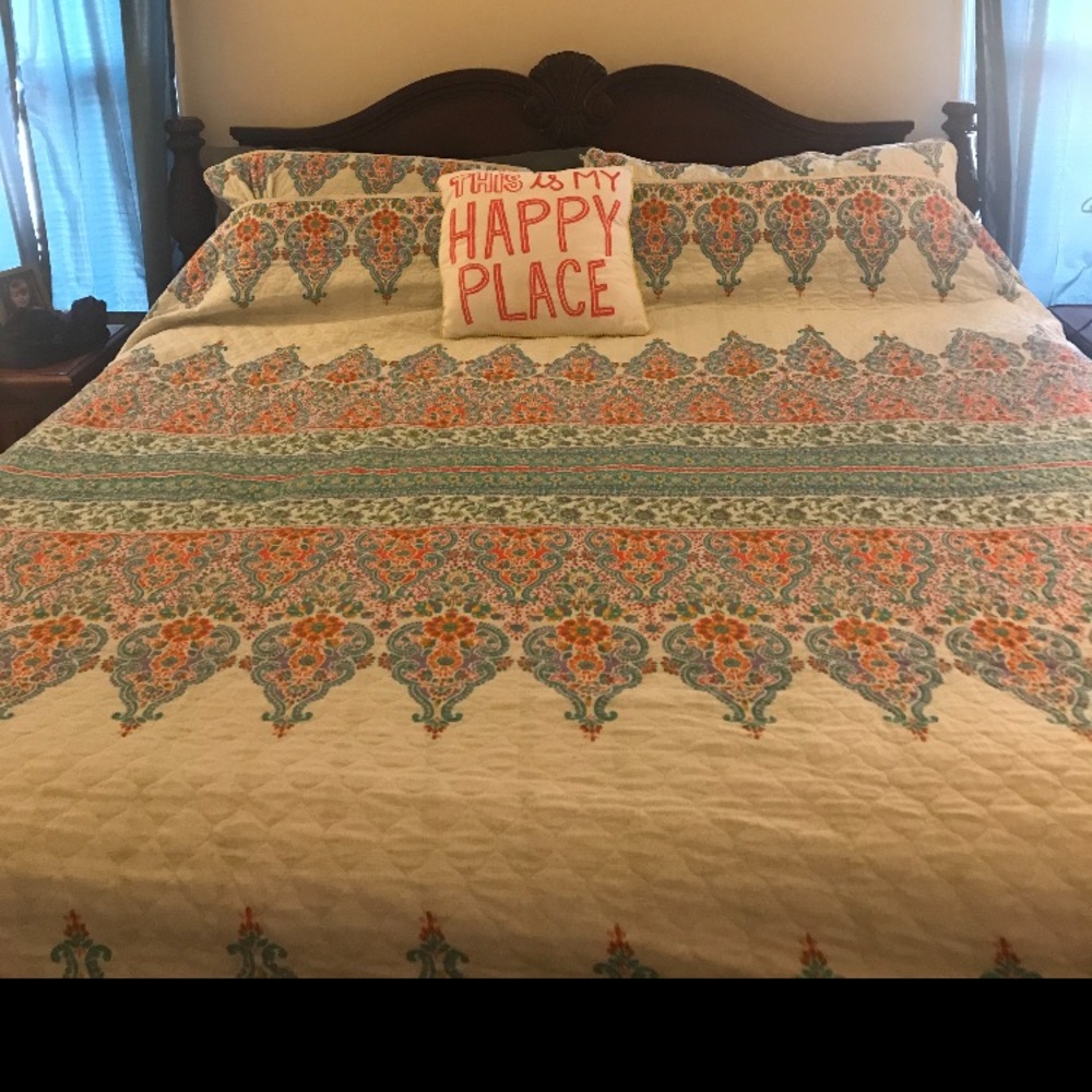 King sized boho bedding
